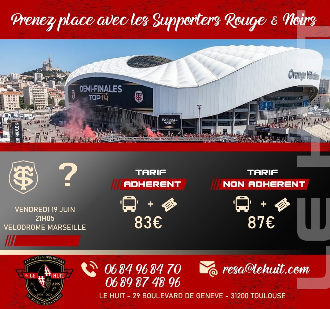 1/2 TOP14 : ST – Pau ou Racing 92